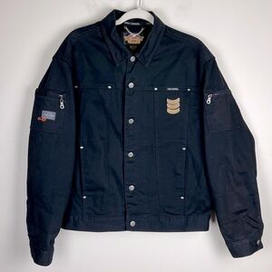 Harley Davidson | Women’s Black Denim Jacket Studded (3) Pins | M